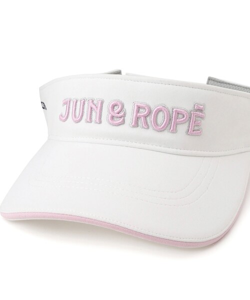 ROPE'(ロペ)の「立体ロゴ刺繍バイザー(サンバイザー・レディース・グレー/ネイビー/ピンク・F)」の17枚目の写真