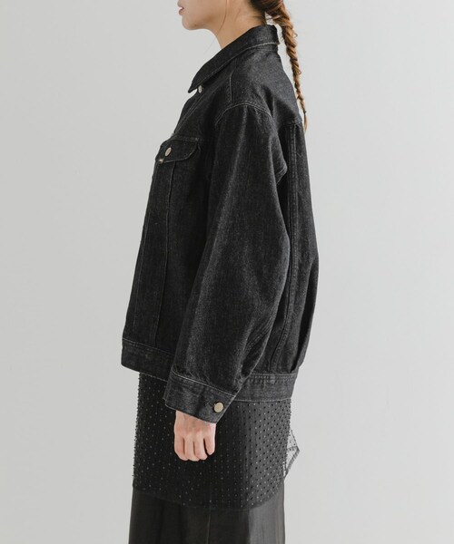 URBAN RESEARCH ROSSO（アーバンリサーチロッソ）の「『別注』Lee101 ×ROSSO　JACKET（デニムジャケット・レディース・BLKONEWASH・FREE）」の10枚目の写真