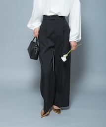URBAN RESEARCH ROSSO | 防シワシャンブレーツイルタックパンツ(その他パンツ)