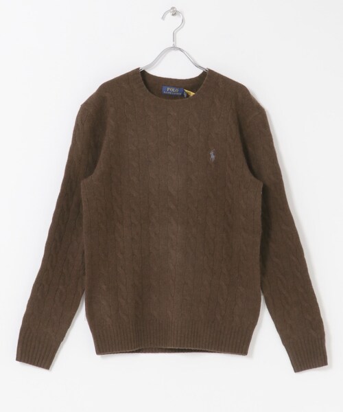 URBAN RESEARCH ROSSO（アーバンリサーチロッソ）の「POLO RALPH LAUREN　WOOL CASHMERE KNIT（ニット/セーター・レディース・NAVY/GREY/BROWN・S/M）」の17枚目の写真