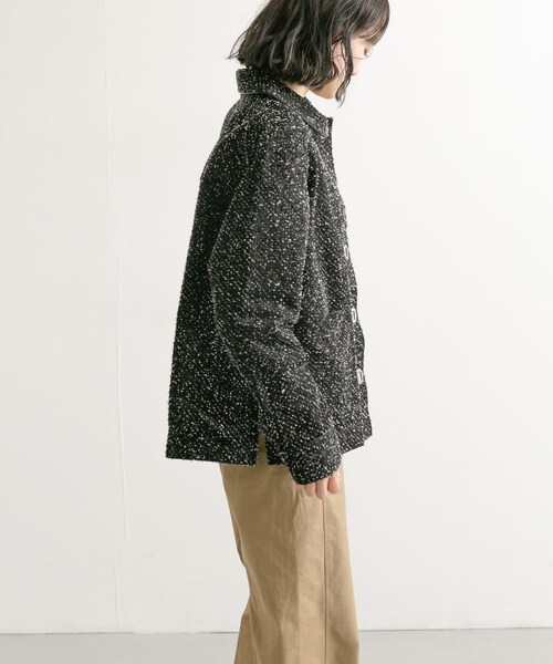 URBAN RESEARCH DOORS(アーバンリサーチドアーズ)の「tiit tokyo nep denim shirts(テーラードジャケット・レディース・black・38)」の6枚目の写真