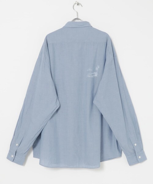 URBAN RESEARCH（アーバンリサーチ）の「PORTER CLASSIC　ROLL UP CHAMBRAY SHIRTS（シャツ/ブラウス・メンズ・BLU・XL/XXL/XXXL）」の8枚目の写真