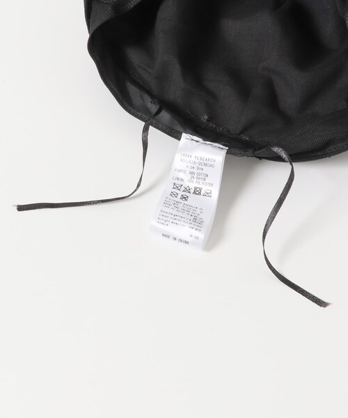 URBAN RESEARCH Sonny Label（アーバンリサーチサニーレーベル）の「ビッグキャスケット（キャスケット・レディース・ベージュ/ブラック・one）」の8枚目の写真