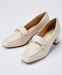 nissen | ビット付ローファーパンプス（低反発中敷）(ローファー)