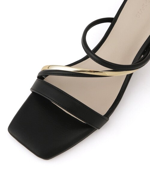 VIS（ビス）の「メタルヒールサンダル（サンダル・レディース・ブラック/オフホワイト・L/M/S）」の13枚目の写真