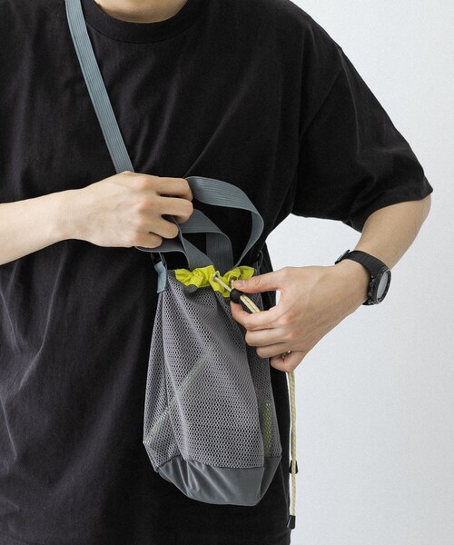 EKAL(エカル)の「TINY GARDEN PRODUCTS ストロール2WAYメッシュバッグ(ハンドバッグ・レディース・BLACK/GRAY・One)」の18枚目の写真
