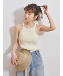Ungrid | アメスリリブニットタンクトップ(タンクトップ)