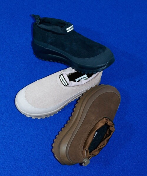 ADAM ET ROPE'（アダムエロペ）の「【HUNTER for ADAM ET ROPE'】別注TRAVEL FLOW SUEDE TRAINER（スニーカー・レディース・ブラック/グレー系/ダークブラウン・23/24/25/26/27/28）」の22枚目の写真