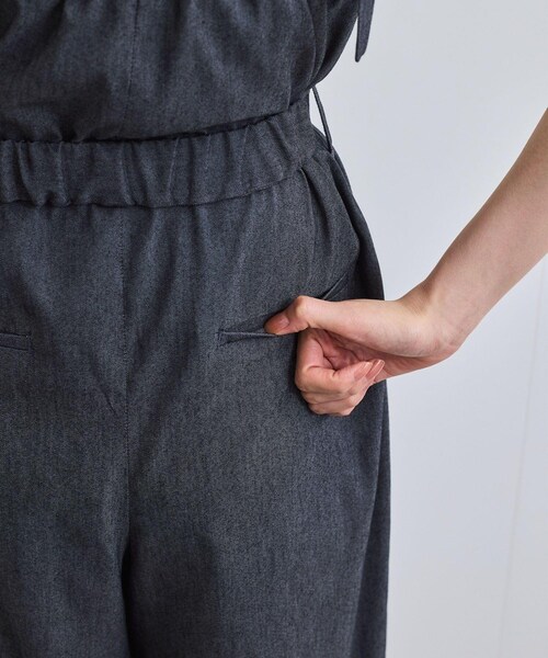 VIS（ビス）の「ベルト付きベアサロペット（サロペット/オーバーオール・レディース・ブラック系/ブルー・F）」の22枚目の写真