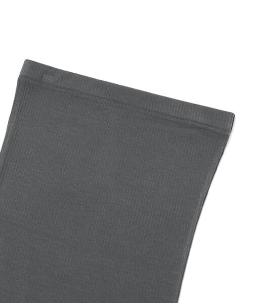 KBF（ケイビーエフ）の「リブベアトップ（チューブトップ・レディース・カーキグレー/オフホワイト/チャコール/ネイビー/ブラック/杢グレー・one）」の11枚目の写真