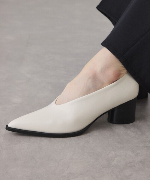 ADAM ET ROPE'（アダムエロペ）の「ポインテッドトゥパンプス（パンプス・レディース・ブラック/オフホワイト・23.0/23.5/24.0/24.5）」の11枚目の写真