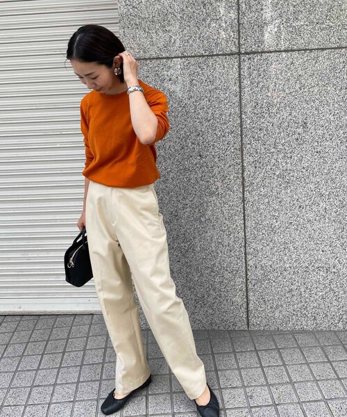 URBAN RESEARCH DOORS(アーバンリサーチドアーズ)の「ハイウエストチノパンツ(チノパンツ・レディース・BEIGE/L.BEIGE・S/M/L)」の20枚目の写真