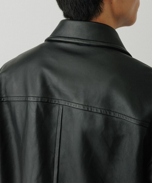 ADAM ET ROPE'（アダムエロペ）の「ラムレザー ジップアップ ブルゾン（ブルゾン・メンズ・ブラック・L/M）」の18枚目の写真