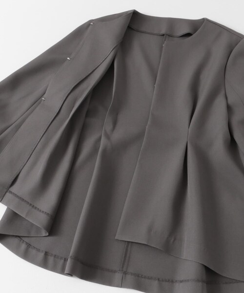 SENSE OF PLACE by URBAN RESEARCH（センスオブプレイスバイアーバンリサーチ）の「ウエストタックジャケットセットアップ（セットアップ・レディース・BLACK/GRAY/BEIGE・S/M）」の21枚目の写真