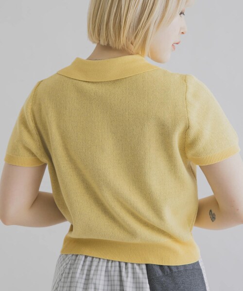 THE GOODLAND MARKET（ザグッドランドマーケット）の「old honey　45℃ KNIT TOPS（ニット/セーター・レディース・BROWN/YELLOW・Free）」の13枚目の写真