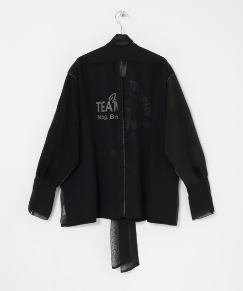 THE GOODLAND MARKET（ザグッドランドマーケット）の「SREU　リバーシブルタイカラーブラウス（シャツ/ブラウス・レディース・BLACK2/WHITE/BLACK・M）」の19枚目の写真