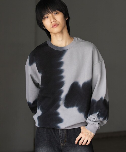 SENSE OF PLACE by URBAN RESEARCH（センスオブプレイスバイアーバンリサーチ）の「ブリーチクルーネックウェット（スウェット・メンズ・GREEN/BLACK/BURGUNDY・M/L）」の13枚目の写真