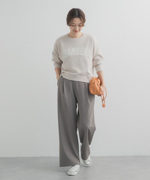 URBAN RESEARCH DOORS(アーバンリサーチドアーズ)の「カレッジロゴ刺繍スウェット(スウェット・レディース・MINT/GREIGE/NAVY・Free)」の11枚目の写真
