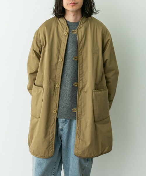 URBAN RESEARCH Sonny Label（アーバンリサーチサニーレーベル）の「ARMY TWILL　Twill Reversible Coat（テーラードジャケット・メンズ・KHAKI/BLACK/BEIGE・S/M/L）」の22枚目の写真
