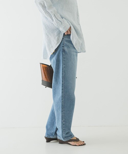 URBAN RESEARCH（アーバンリサーチ）の「『別注』Lee101×URBAN RESEARCH　TAPERED JEANS（デニムパンツ・レディース・OW/USED/BLUE OW・XS/S/M/L）」の5枚目の写真