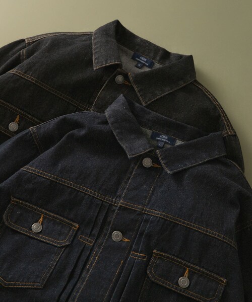 ITEMS URBANRESEARCH（アイテムズ アーバンリサーチ）の「DENIM JACKET TYPE 2nd（デニムジャケット・メンズ・IDG BLU/BLK・M/L）」の21枚目の写真