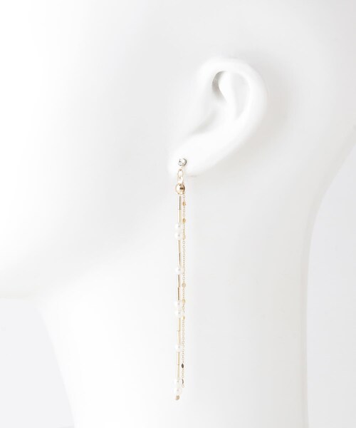 URBAN RESEARCH Sonny Label（アーバンリサーチサニーレーベル）の「スウィングパールピアス（ピアス（両耳用）・レディース・ゴールド/シルバー・one）」の16枚目の写真