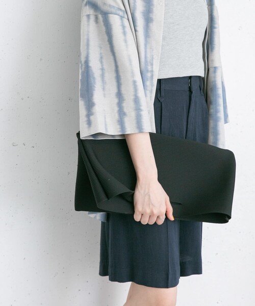 KBF（ケイビーエフ）の「スクエアニットBAG（ハンドバッグ・レディース・BLACK/YELLOW/BEIGE・one）」の7枚目の写真