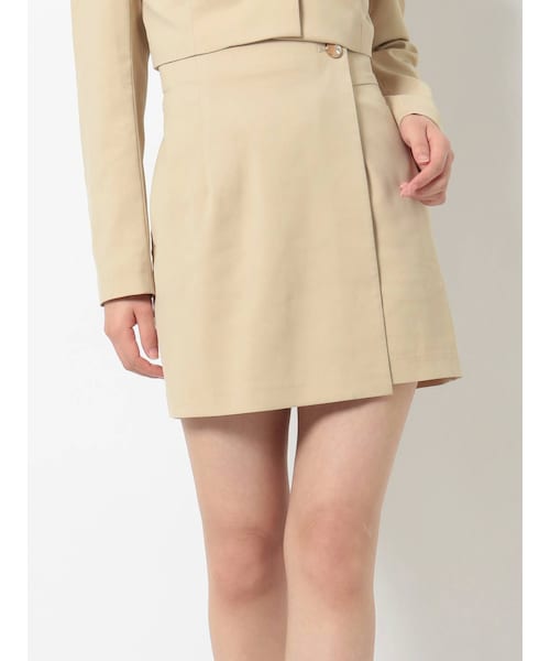 RESEXXY（リゼクシー）の「ラップスカパン【セットアップ着用可能】（その他パンツ・レディース・アイボリー/イエロー/ラベンダー/ベージュ・F）」の3枚目の写真