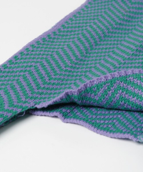 ITEMS URBANRESEARCH（アイテムズ アーバンリサーチ）の「ニットマルシェトートバッグ（トートバッグ・レディース・BLK/ORG/GRN・-）」の17枚目の写真