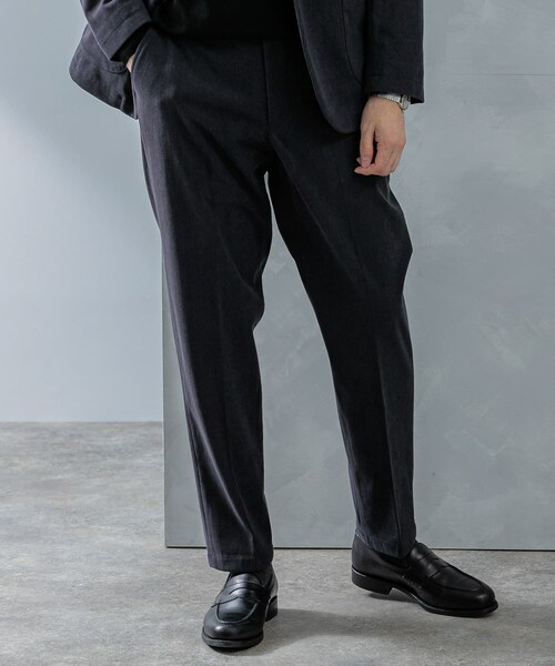 URBAN RESEARCH DOORS（アーバンリサーチドアーズ）の「LIFE STYLE TAILOR　コーデュロイコンフォータブルパンツ（スラックス・メンズ・NAVY GRAY/MOCHA・S/M/L/XL）」の22枚目の写真