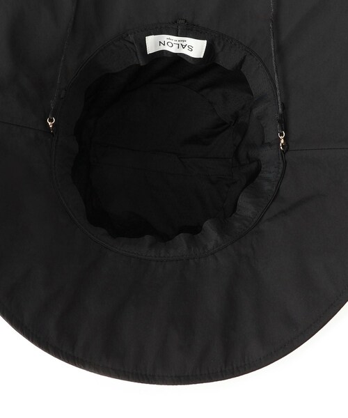 ADAM ET ROPE'（アダムエロペ）の「2WAYレイヤーハット / 撥水・UVケア・取り外し可（ハット・レディース・ブラック/ベージュ系・F）」の15枚目の写真