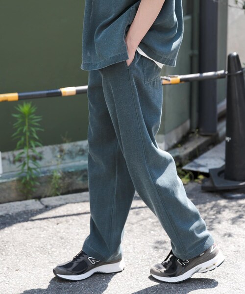 URBAN RESEARCH DOORS（アーバンリサーチドアーズ）の「FORK&SPOON　ピグメントプリントパンツ（その他パンツ・メンズ・GRAY/GREEN・4/5）」の19枚目の写真