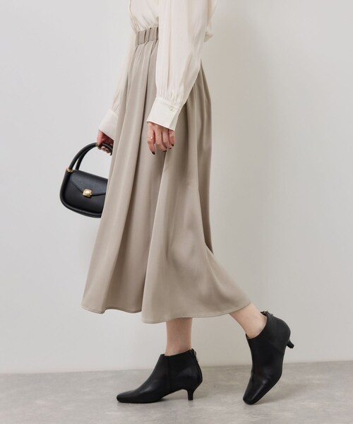 ROPE' PICNIC（ロペピクニック）の「イージースカーチョ/着丈が選べる（その他パンツ・レディース・チャコール/ダークブラウン/ベージュ・M/MT）」の10枚目の写真