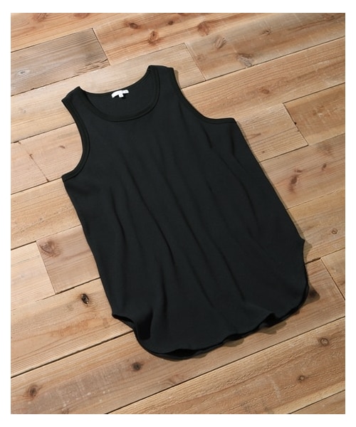 nissen（ニッセン）の「ロング丈ワッフルタンクトップ【３L以上お腹ゆったり】（タンクトップ・メンズ・オフホワイト/杢グレー/黒・M/L/LL/3L/4L/5L/6L/8L/10L）」の20枚目の写真