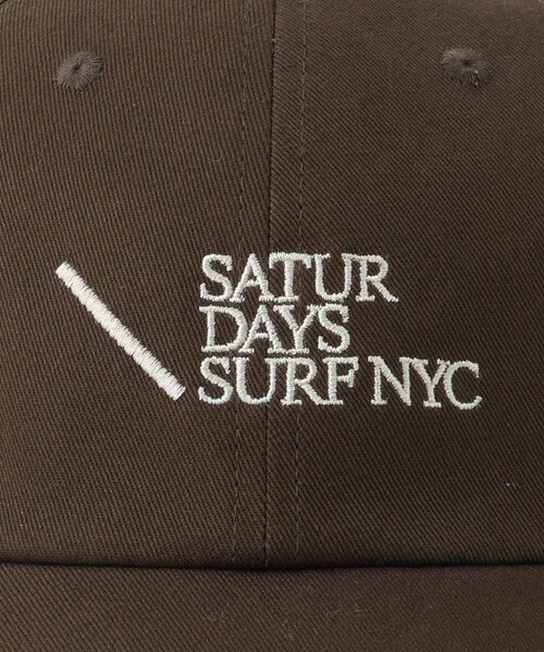 Saturdays NYC（サタデーズ ニューヨークシティ ）の「Slash Surf Cap（キャップ・レディース・ブラック/キナリ/ダークブラウン・F）」の13枚目の写真