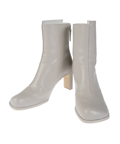 UN3D.（アンスリード）の「ROUND TOE SHORT BOOTS（ブーツ・レディース・グレー/ベージュ/ブラック・37/36/38）」の10枚目の写真