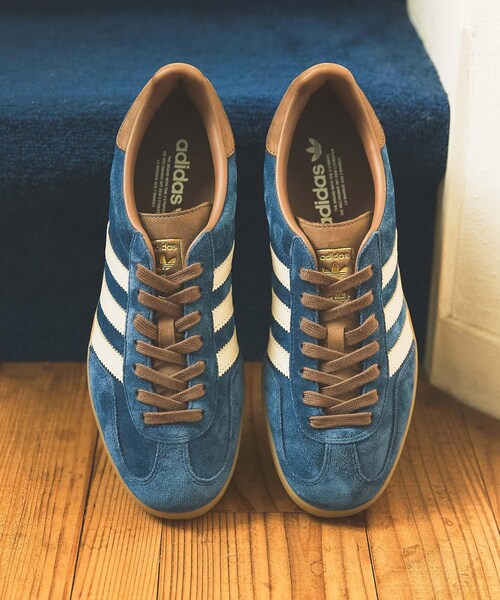 URBAN RESEARCH DOORS(アーバンリサーチドアーズ)の「adidas EXCLUSIVE GAZELLE INDOOR(スニーカー・メンズ・BROWN/INDIGO・25.5/26/26.5/27/27.5/28/28.5/29)」の19枚目の写真