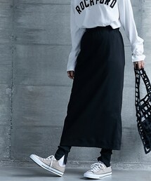 GEVS. | 大きいサイズレギンス付カットソータイトスカートGEVS.(スカート)