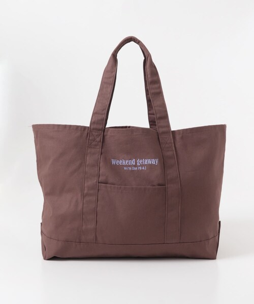 URBAN RESEARCH Sonny Label（アーバンリサーチサニーレーベル）の「WEEKEND GETAWAY TOTEBAG（トートバッグ・レディース・オフ/レッドブラウン/ネイビー・One）」の17枚目の写真