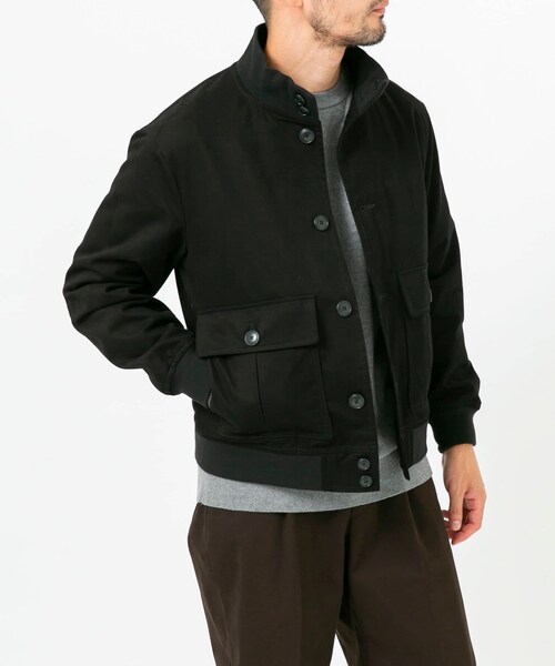 URBAN RESEARCH ROSSO（アーバンリサーチロッソ）の「『XLサイズあり』バルスターモールスキンブルゾン（ブルゾン・メンズ・BLACK/BEIGE/DARK BROWN・M/L/XL）」の11枚目の写真