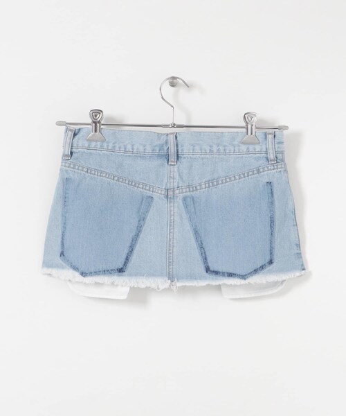 URBAN RESEARCH（アーバンリサーチ）の「CURRENTAGE　DENIM DESIGN SKIRT（デニムスカート・レディース・ホワイト/サックスブルー・FREE）」の8枚目の写真