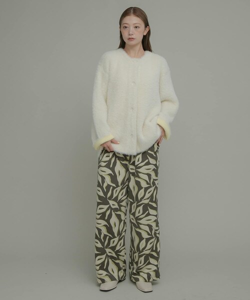 URBAN RESEARCH Sonny Label（アーバンリサーチサニーレーベル）の「ニュアンスプリントイージーパンツ（その他パンツ・レディース・ベージュ系/チャコール系/ブラウン系・Free）」の21枚目の写真
