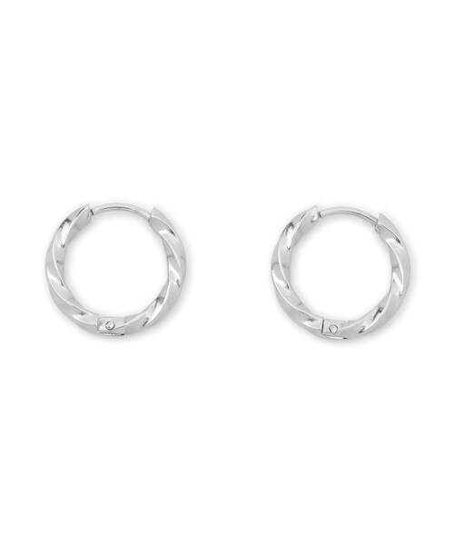 ROPE' PICNIC(ロペピクニック)の「ステンレスカット入りフープピアス(ピアス(両耳用)・レディース・ゴールド/シルバー・F)」の6枚目の写真