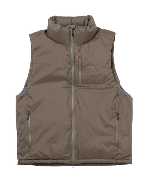 EKAL（エカル）の「NANGA　AURORA TEX STAND COLLAR DOWN VEST（その他アウター・メンズ・M.GRY/BLK・M/L）」の21枚目の写真