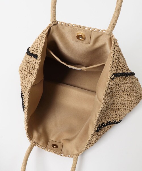 URBAN RESEARCH DOORS（アーバンリサーチドアーズ）の「ペーパートートバッグ（トートバッグ・レディース・BEIGE/BLACK・One）」の11枚目の写真