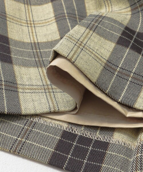 URBAN RESEARCH ROSSO（アーバンリサーチロッソ）の「カラーチェックワイドパンツ（その他パンツ・レディース・BLACK/GREEN・36/38）」の14枚目の写真