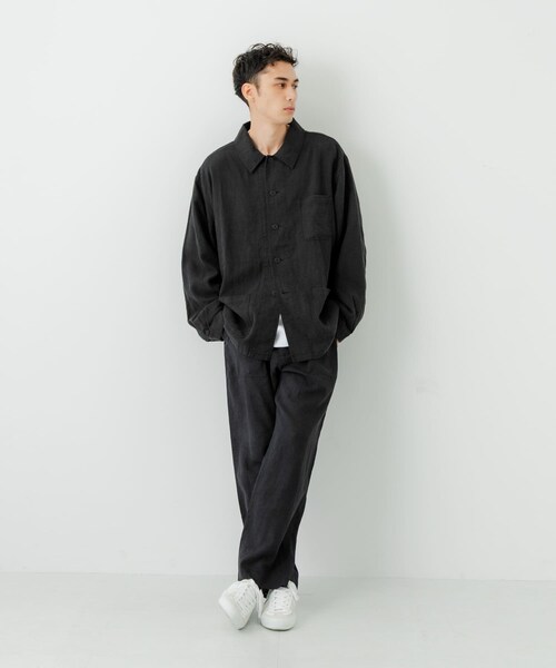 URBAN RESEARCH（アーバンリサーチ）の「『別注』LE VETEMENT ATLANTIQUE×UR　ワークパンツ（その他パンツ・メンズ・BLACK/CHARCOAL・M/L）」の10枚目の写真