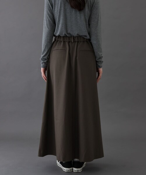 URBAN RESEARCH DOORS（アーバンリサーチドアーズ）の「FORK&SPOON　バックゴムフレアスカート（スカート・レディース・CHARCOAL/TAUPE・1/2）」の22枚目の写真