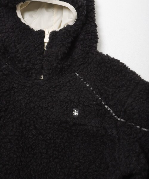 URBAN RESEARCH(アーバンリサーチ)の「Bacon W CLAIM(パーカー・レディース・BLACK/B CREAM・S)」の12枚目の写真