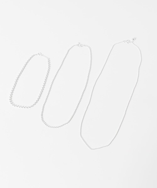 URBAN RESEARCH ROSSO（アーバンリサーチロッソ）の「in mood　MULTI BALL 3P NECKLACE（ネックレス・レディース・SV・Free）」の3枚目の写真